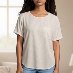 Ann Taylor White Blouse – Size L – Lightweight & Polished